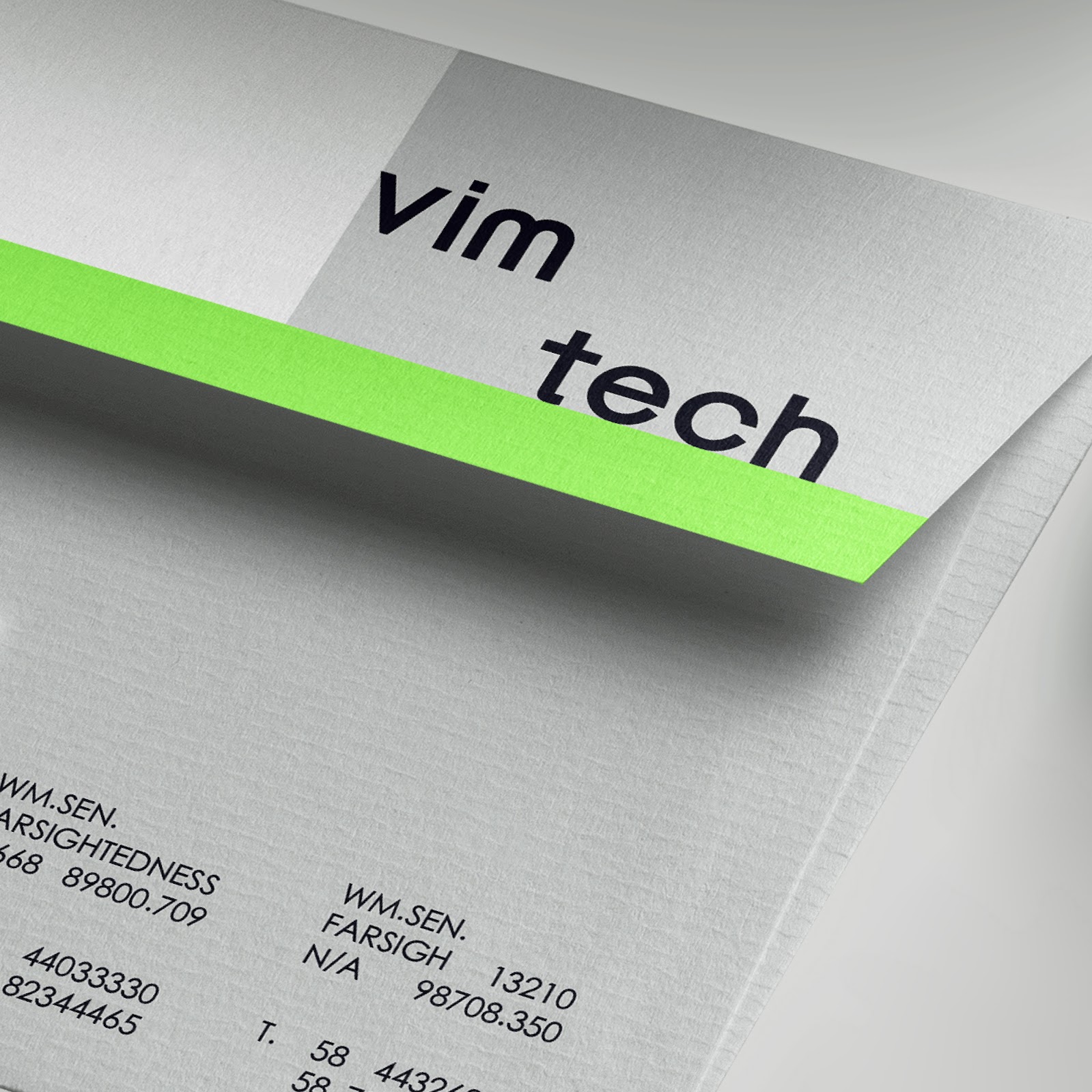 Artifact from the Vim Tech's Unique Branding and Visual Identity article on Abduzeedo