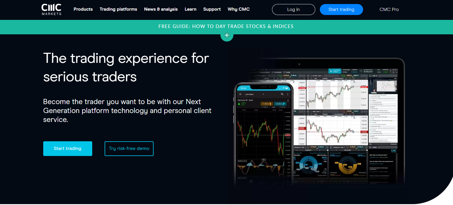 CMC Markets - Best for Advanced Forex and CFD Trading