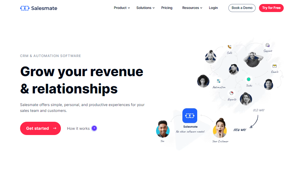 Grow your revenue & relationships with Salesmate