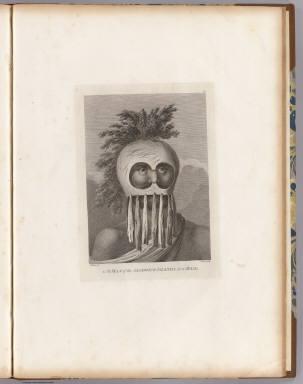 Sandwich I. man masked. by Webber, John, 1751-1793; Cook, James, 1728-1779 from 1785