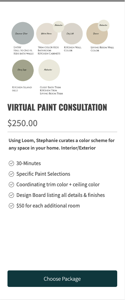 virtual paint consultation