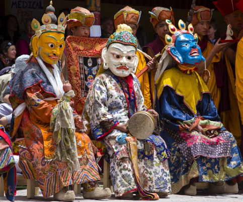 Cham Lama dance | Tibetan Buddhism | Art & Culture | UPSC