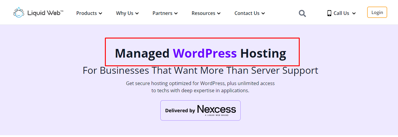 Liquid Web Managed WordPress Hosting 
