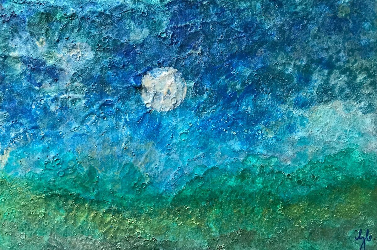 "Taking care of how I spend my time, does it feel nurturing, supportive and enriching." Art by Gaelle Chassery