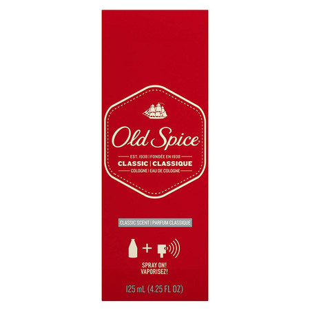 Old Spice Classic Cologne, 4.25 Oz 