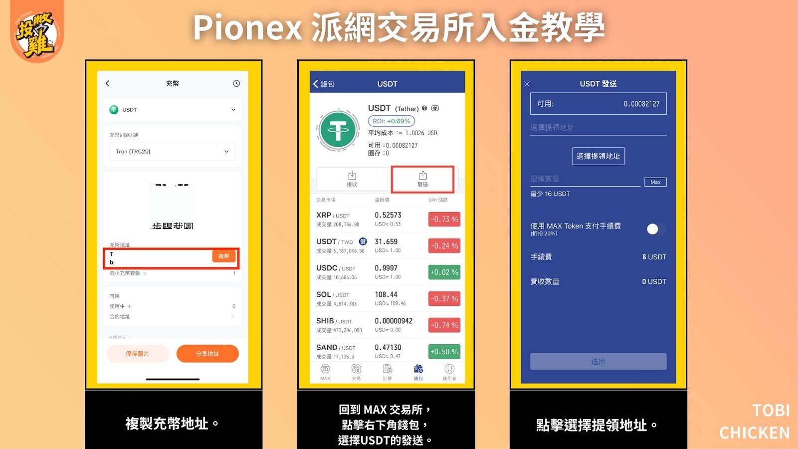 Pionex 派網交易所出金、入金教學｜如何用新台幣買 BTC、ETH？加密貨幣怎麼換成新台幣匯回台灣？