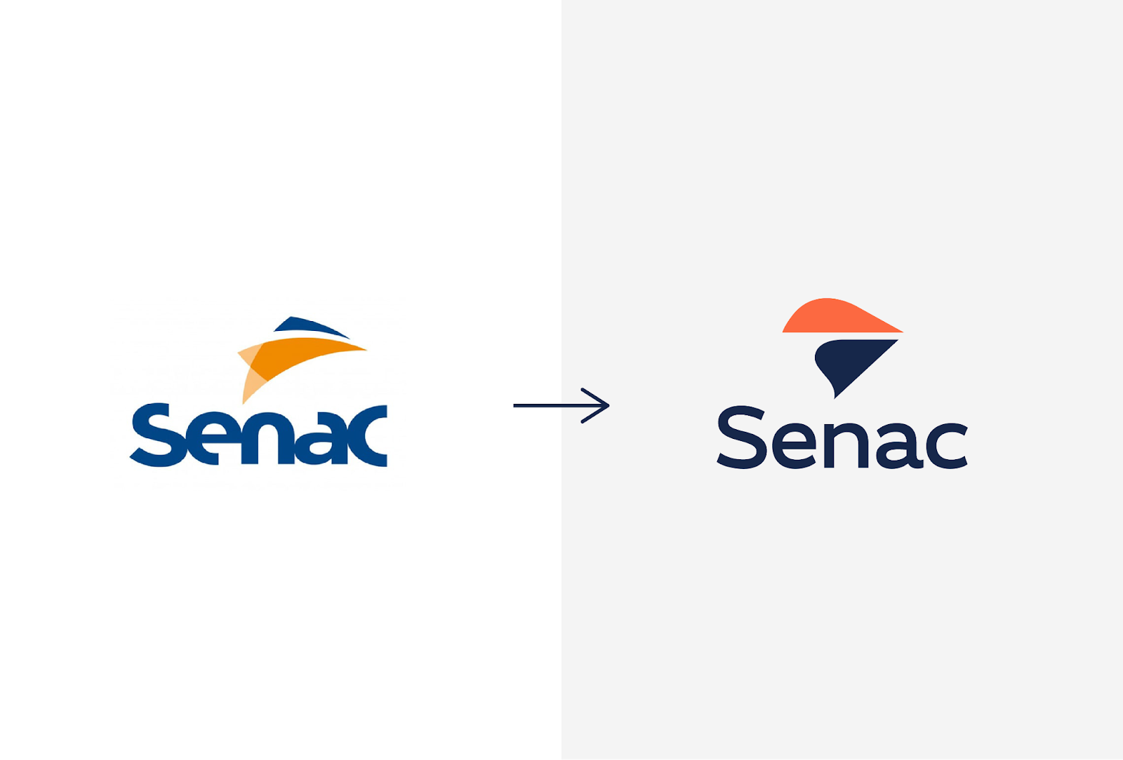 Branding and visual identity artifact for the new Senac brand