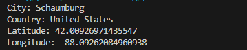 Location of an IP Address