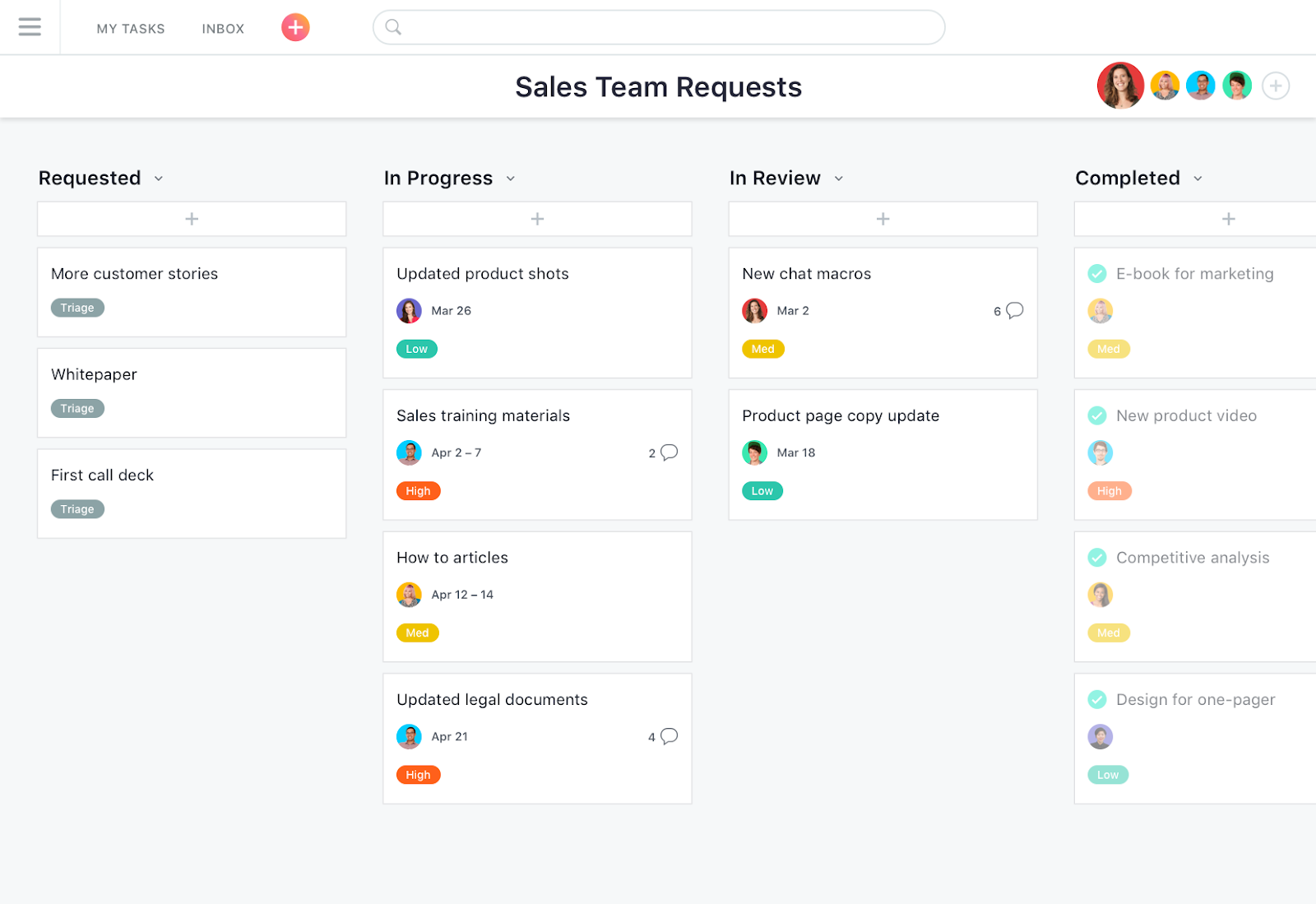 Asana Features