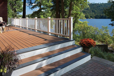 top deck stair designs and materials pvc stairs design custom built michigan