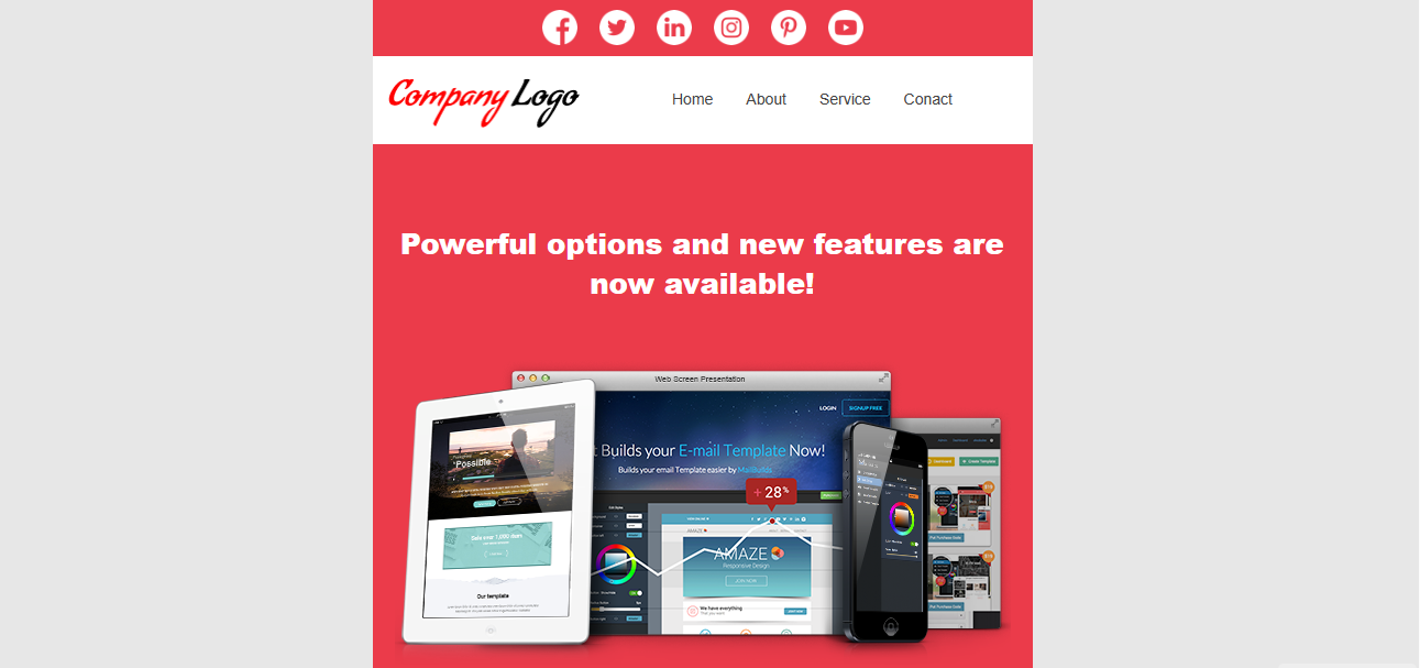 Zagomail Landing Page