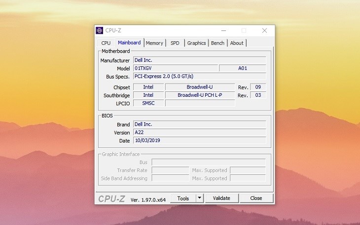 Cách kiểm tra cấu hình máy tính bằng phần mềm CPU-Z.