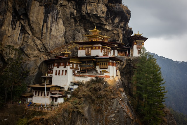 Paro Taktsang, also known as Tiger's Nest Monastery is one of Bhutan's most iconic sites. Sacred monasteries and temples of Bhutan are architectural marvels.