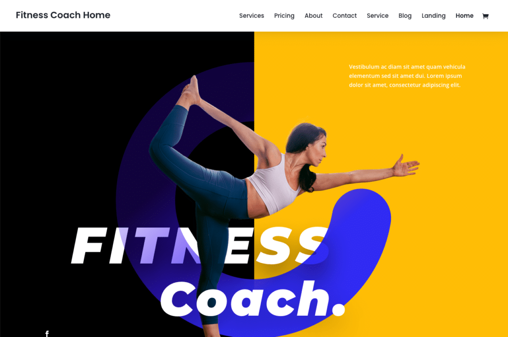 Fitness Coach by Divi