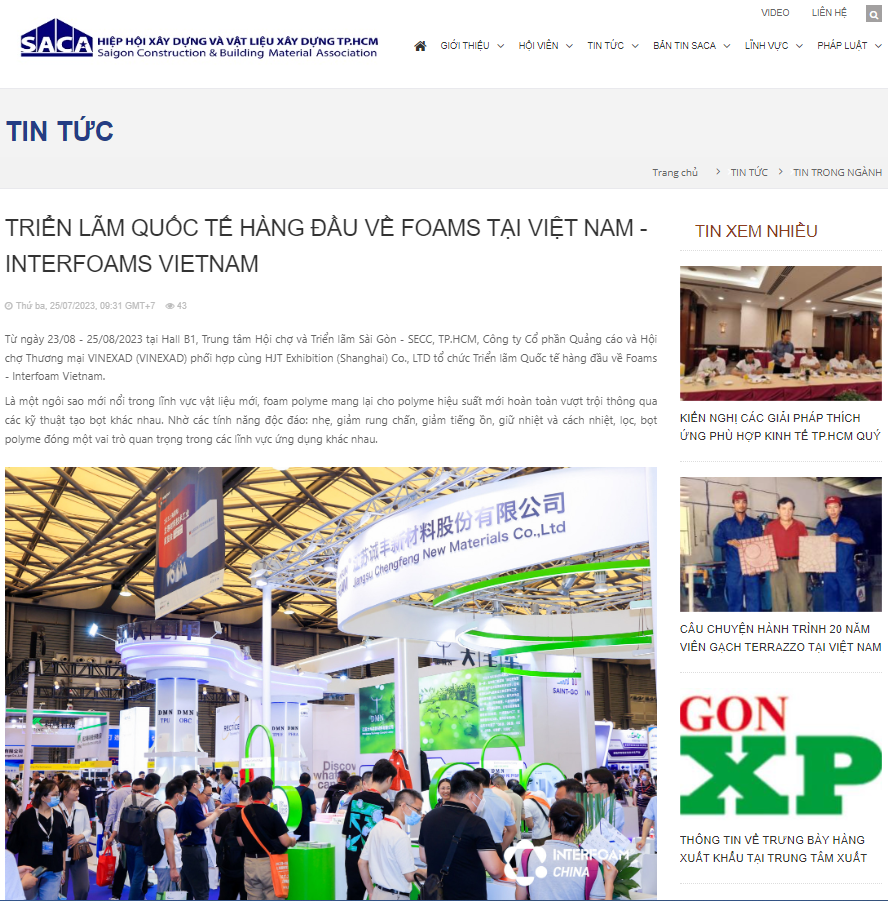 SACA - Saigon Construction and Building Materials Association-news