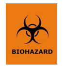 Text Box: Biohazard label. Source: 29 CFR 1910.1030(g)(1) 