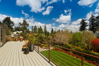 benefits of adding a new deck to your home landscaping and railing custom built michigan