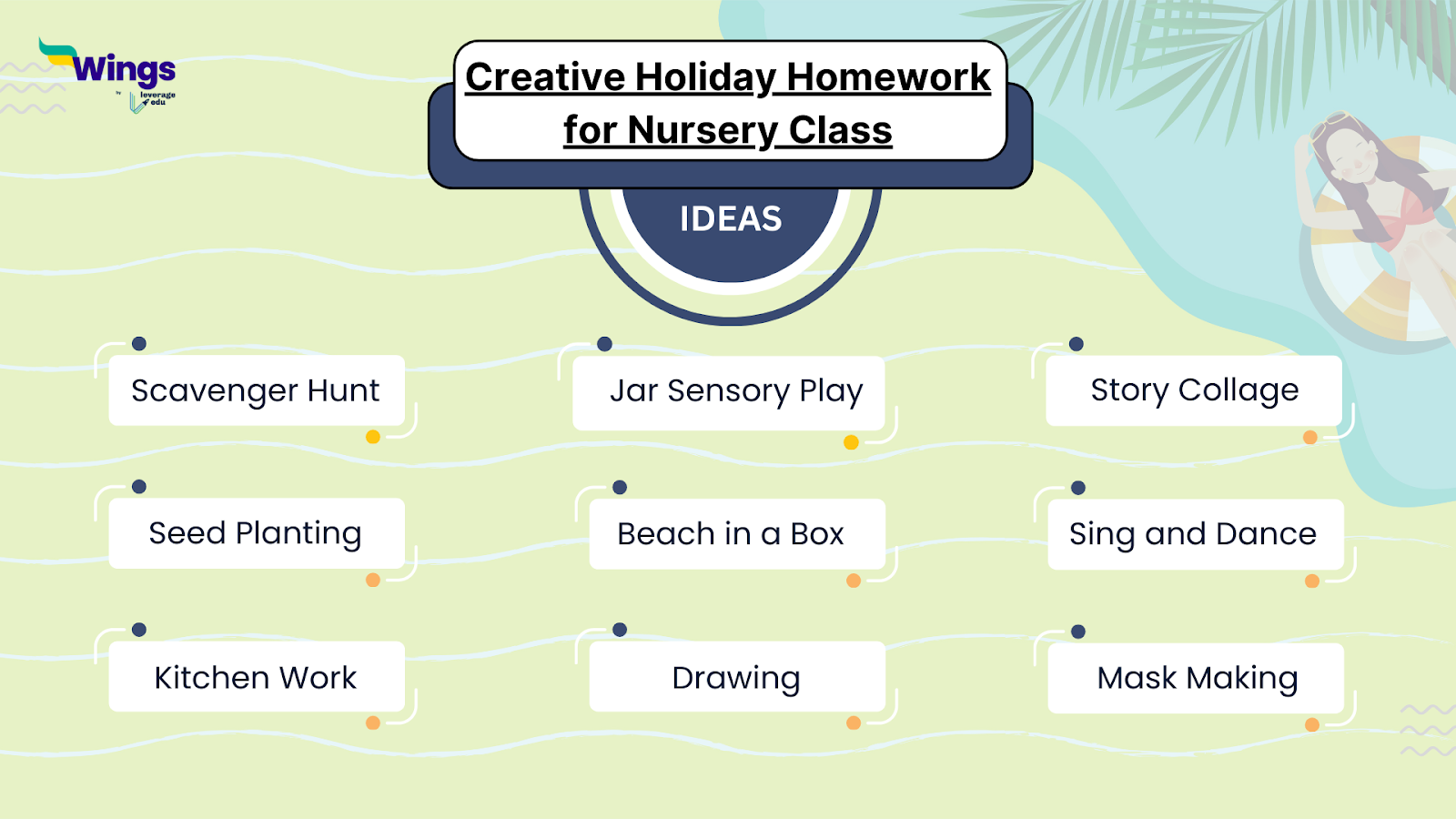 Creative Holiday Homework for Nursery Class: Top ideas