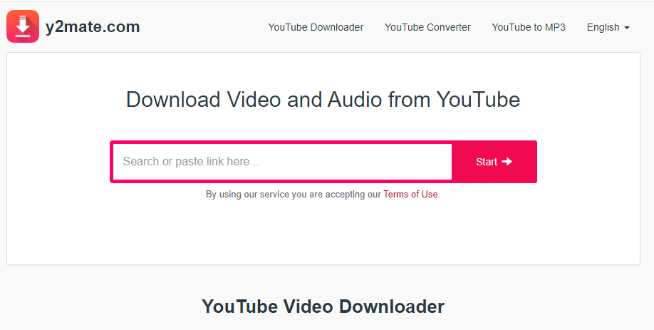 Y2mate , youtube video downloder