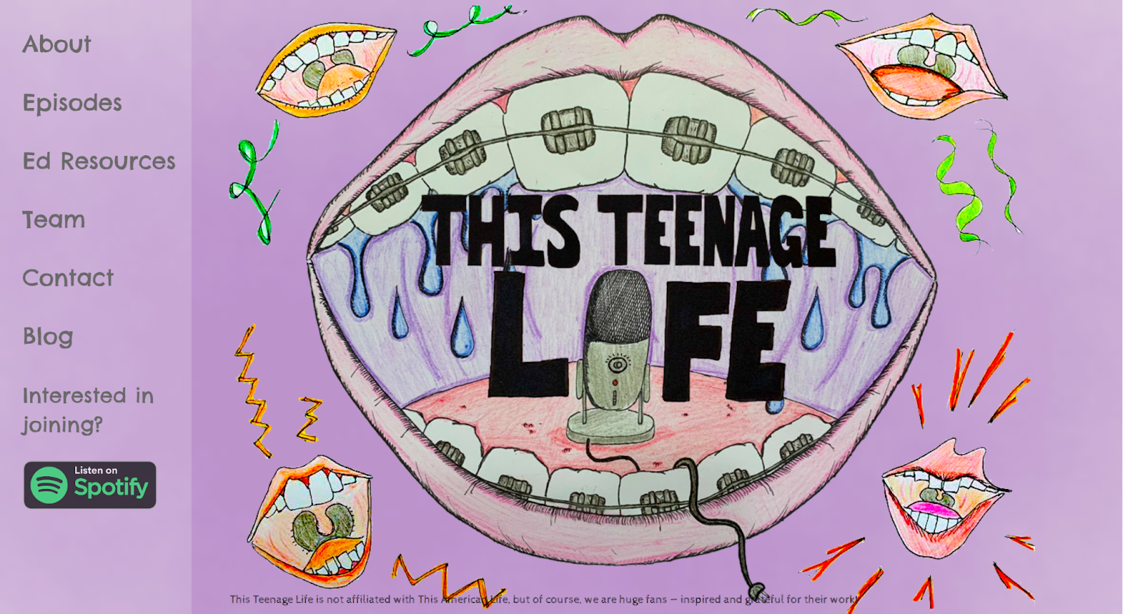 "This Teenage Life" is a community of young individuals who share their experiences.