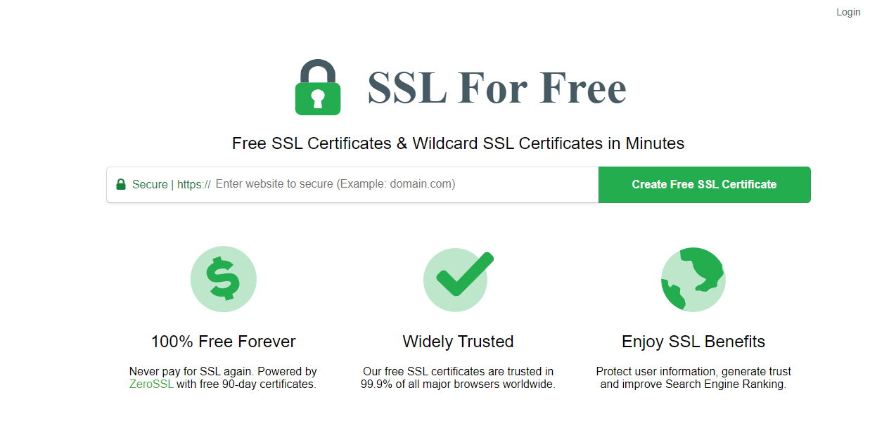 SSL for FREE