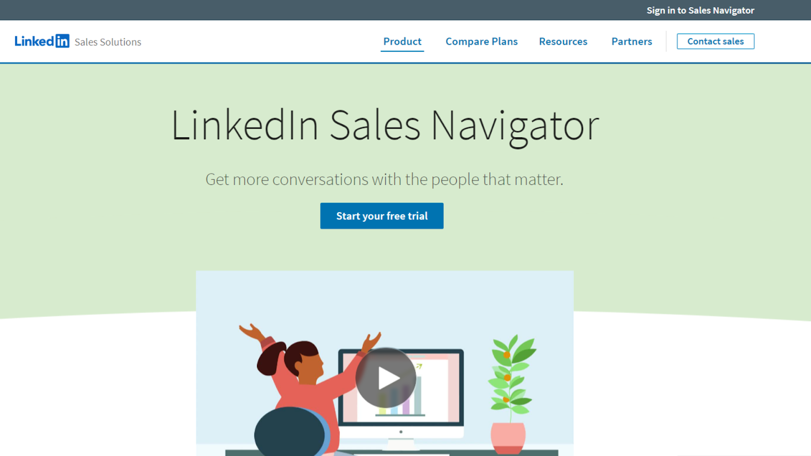 LinkedIn Marketing tools - LinkedIn Sales Navigator