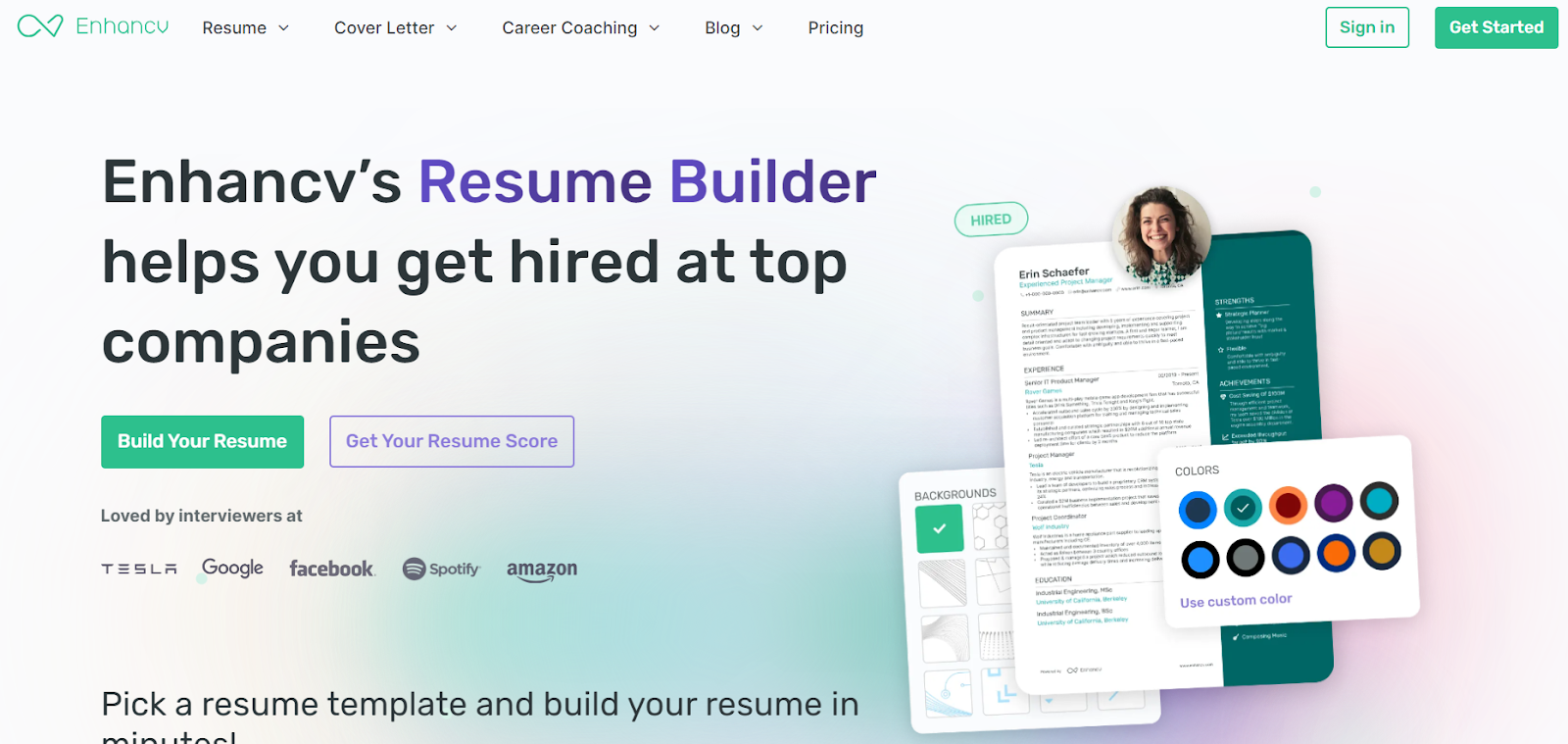 Best AI Resume Builder