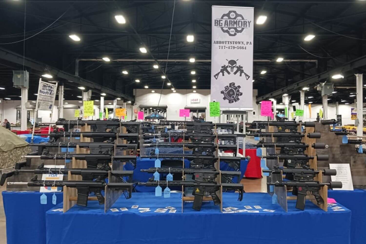 BG Armory vendor booth at the Oaks Gun Show