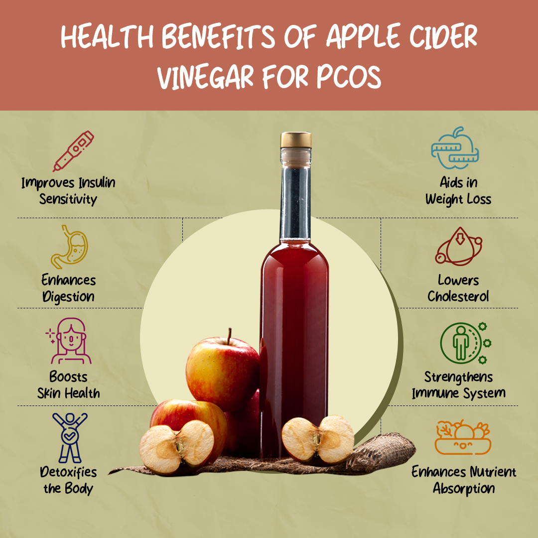health benefits if apple cider vinegar for pcos