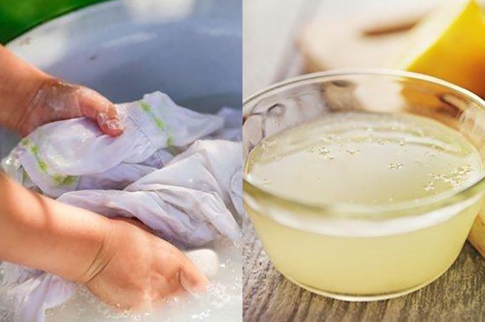 cara menghilangkan bintik hitam di baju berwarna dengan cepat
