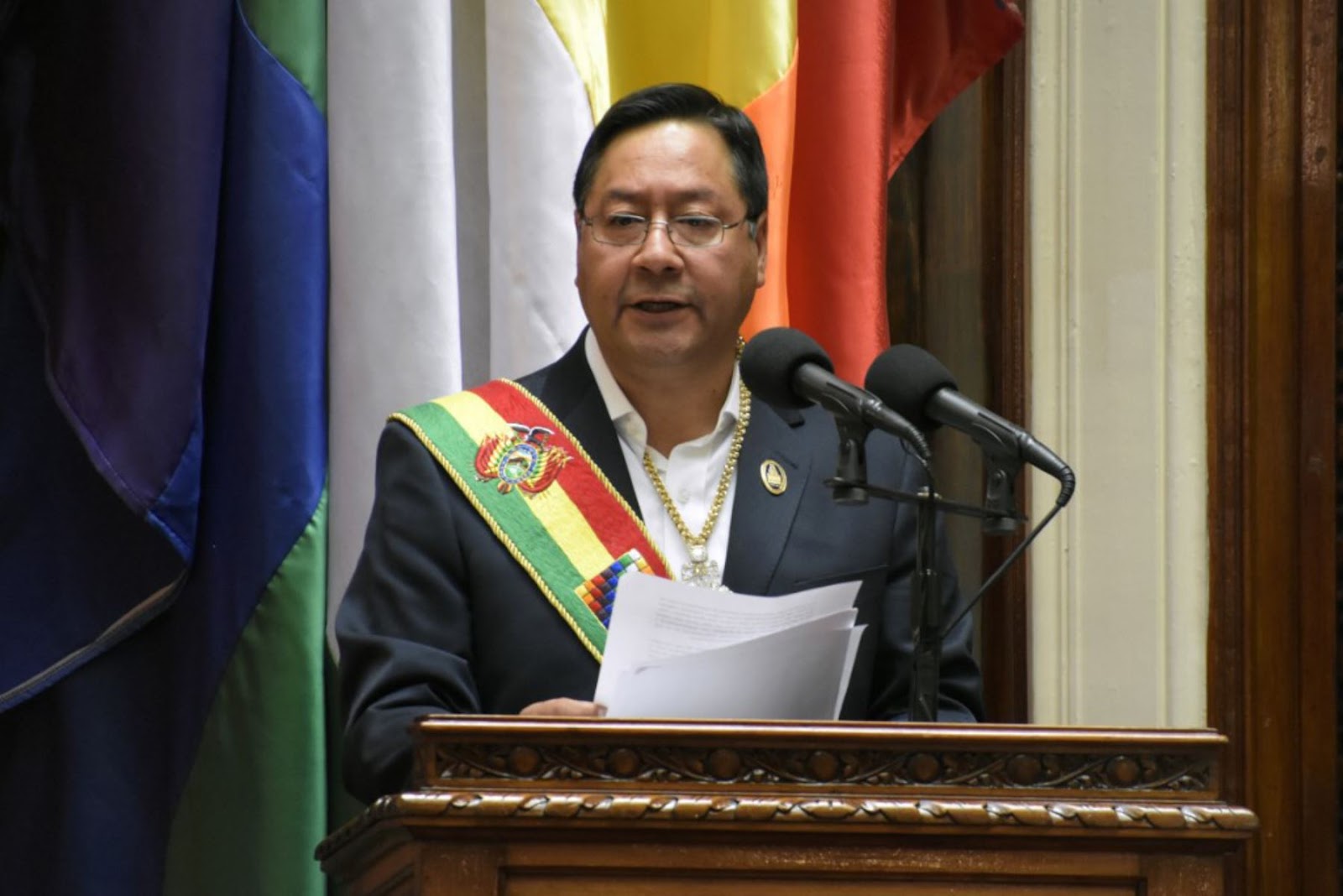 El presidente de Bolivia, Luis Arce, en una imagen de archivo (noviembre de 2020). Foto: AFP