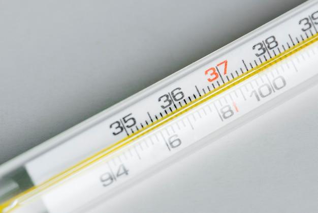 Free photo closeup of thermometer