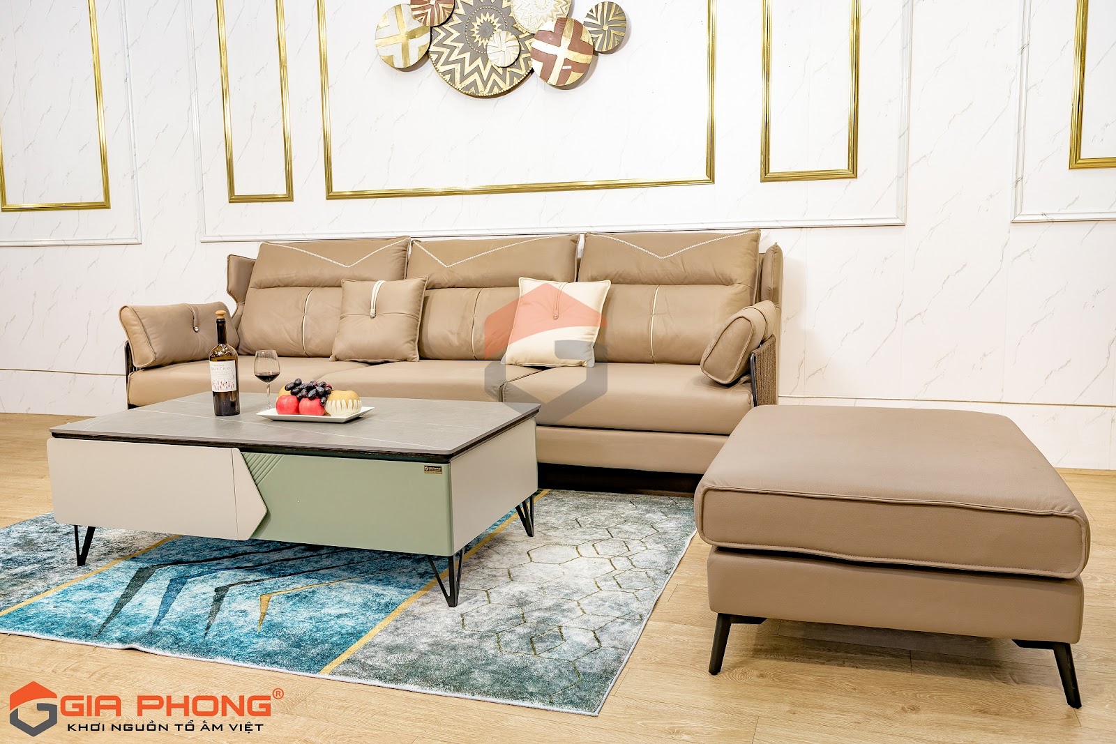 Ghế sofa da màu nâu - Tạo cảm giác sang trọng và tinh tế cho không gian sống