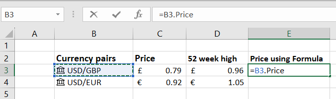 Getting real-time and historical exchange rates data in Excel