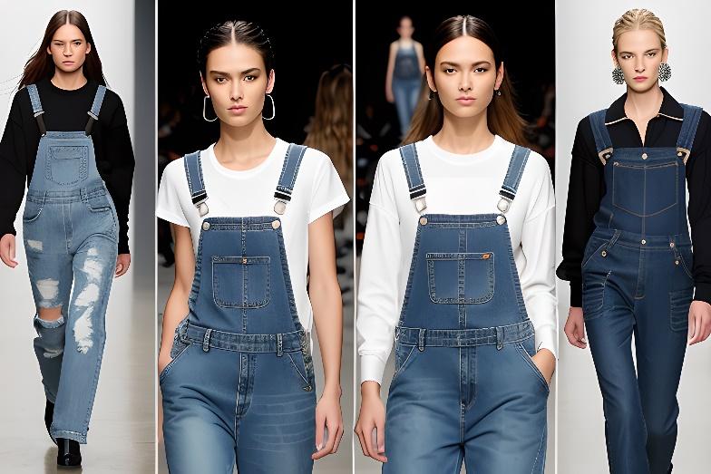 A collage of women in overalls

Description automatically generated