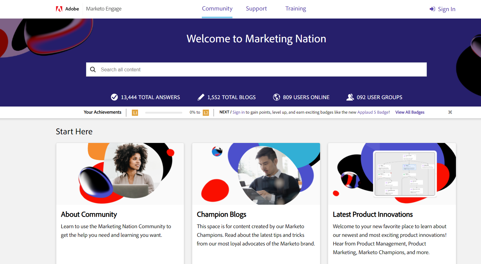 marketo home 