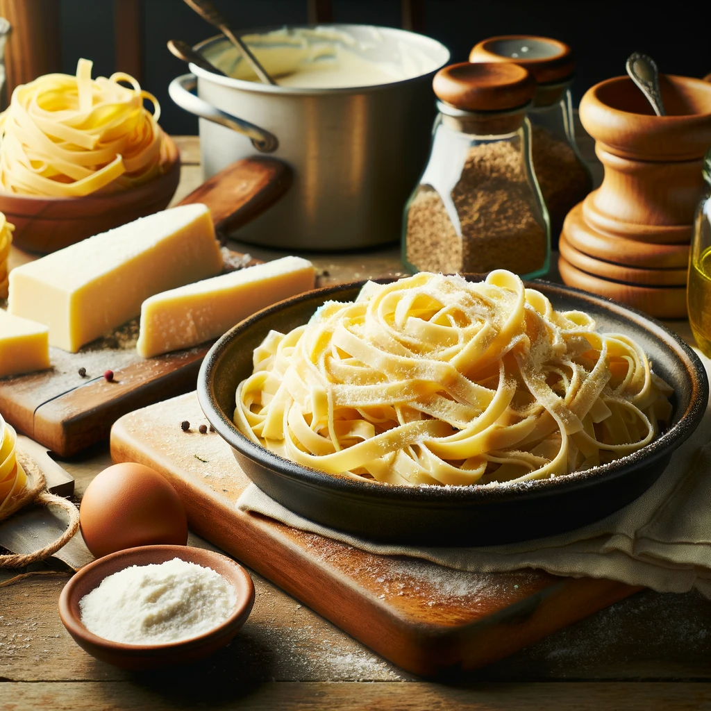 Egemen Mustafa Şener - Homemade Fettuccine with Alfredo Sauce