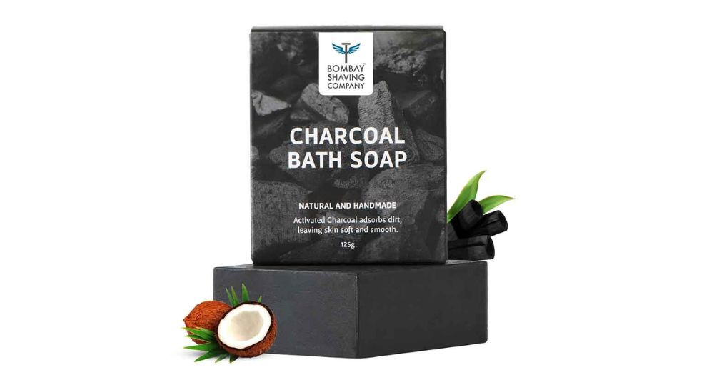 Bombay Shaving Activated Bamboo Charcoal Soap