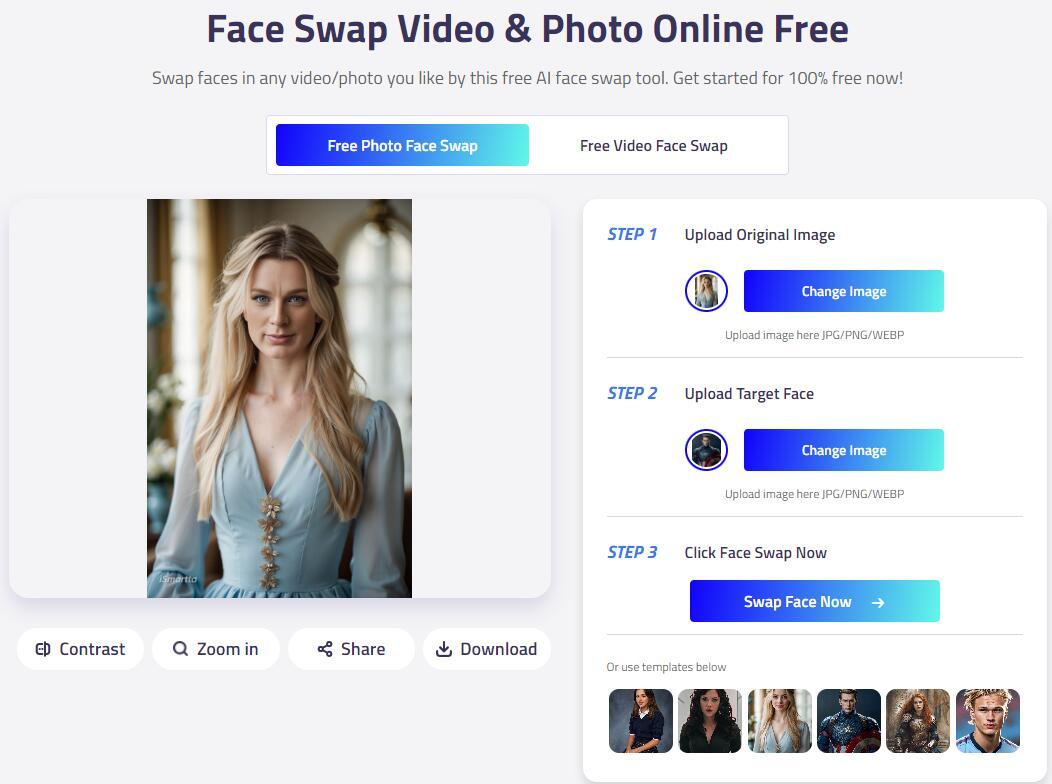 iSmartta AI Face Swap Online
