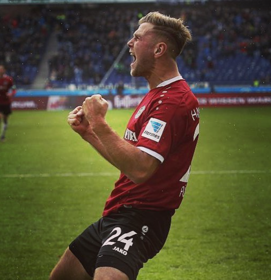 Niclas Füllkrug during his time at Hannover 96