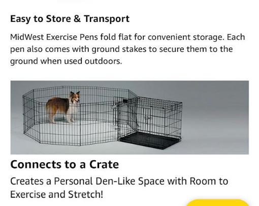 A dog in a cage

Description automatically generated