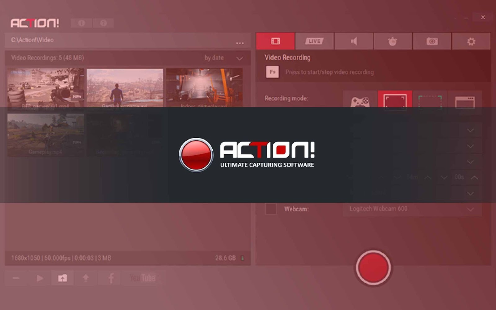 Action Game Recording Software