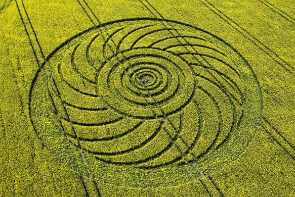 In pictures: Crop circles from the air | Environment | The Guardian