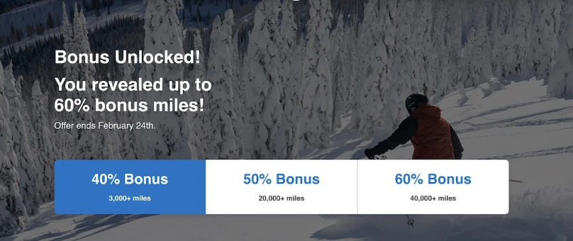 Buy Alaska miles with a bonus of up to 60