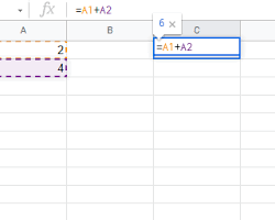 Sheets Google Doc formulas