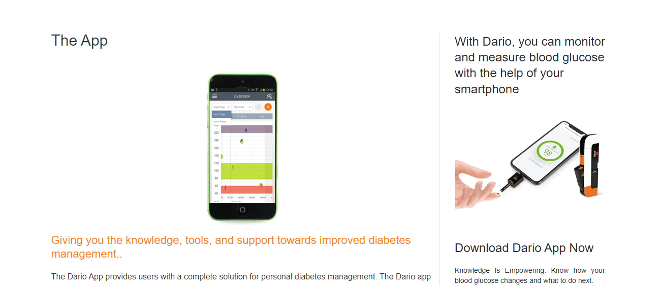 Dario Blood Glucose Monitoring System