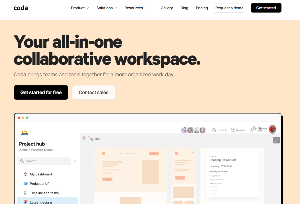 Coda: Your all-in-one collaborative workspace