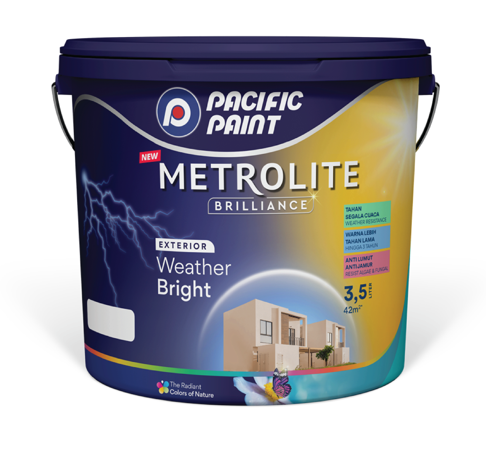 Pacific Paint Metrolite Brilliance Weather Bright
