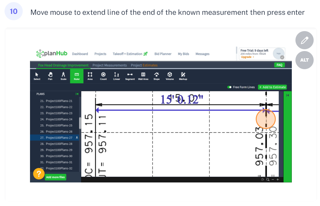 How to set Calibrated Scale in PlanHub TakeOff